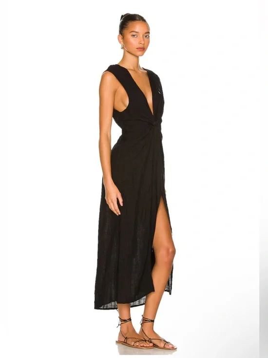 l*space DOWN THE LINE GAUZEY KNOT FRONT COVERUP ❤️IN STORES❤️ - Picture 2 of 3